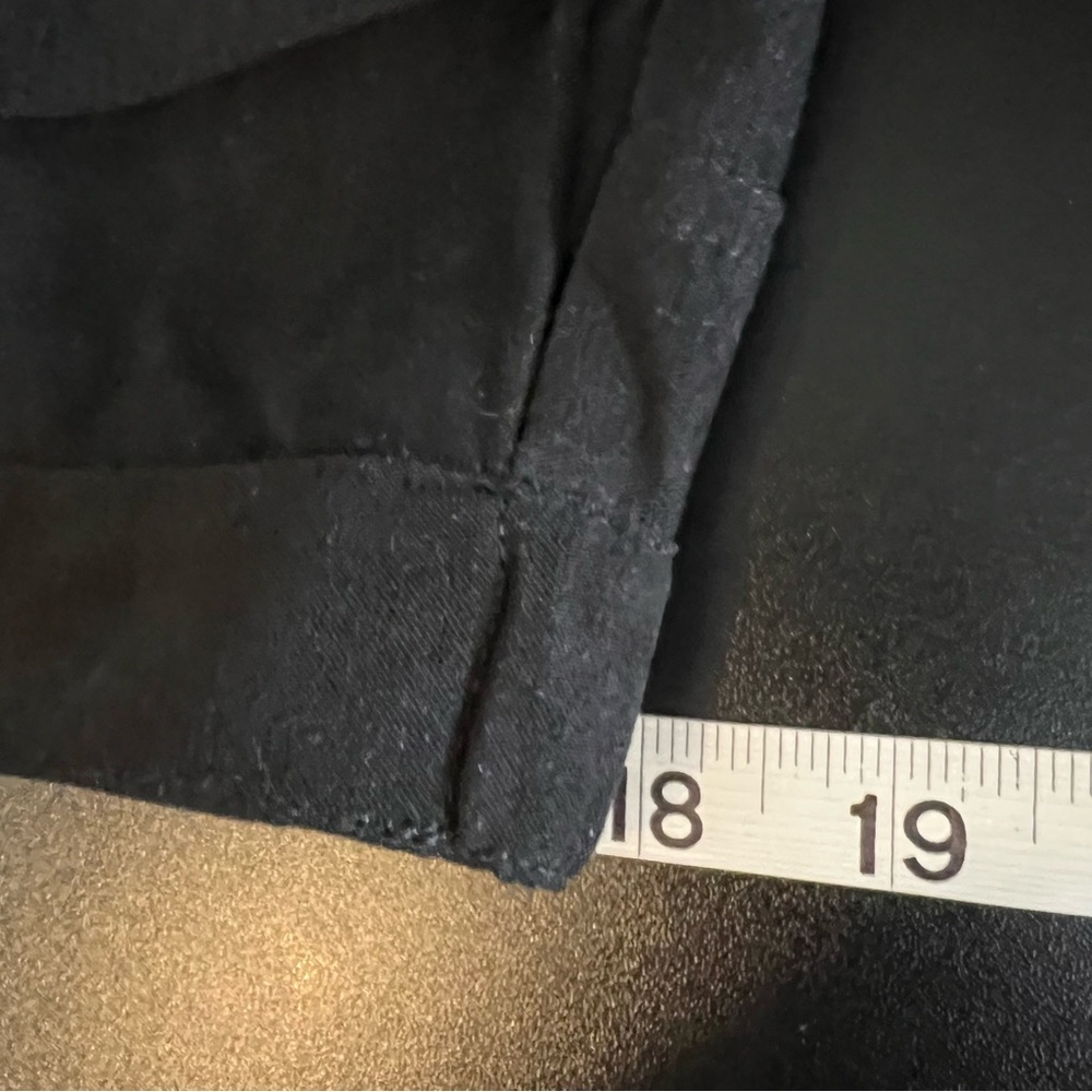Orvis Brushed Velvet Pants Black 12 Stretch High Rise Lightweight Straight Leg‎ - Picture 7 of 10